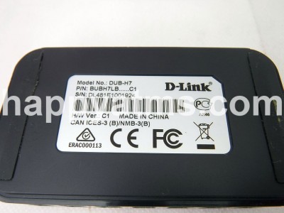 D-LINK 7-Port High Speed USB 2.0 Hub PN: DUB-H7, 7 PC Core image