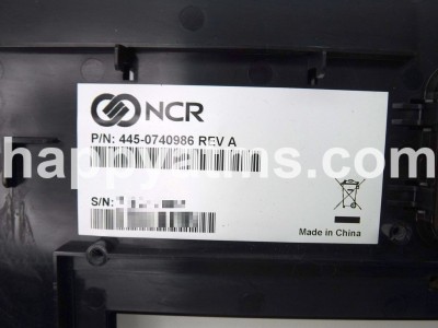 NCR FASCIA - 15 TOUCH ASSY PN: 445-0740986, 4450740986 Displays image