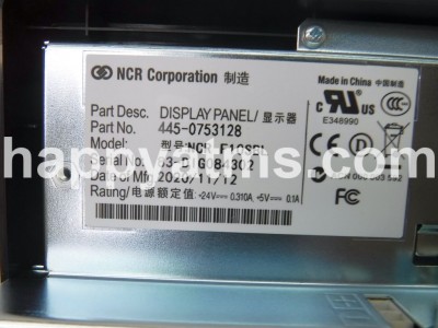 UNUSED NCR SELF SERV 10.4 LCD UOP GOP GRAPHIC USER OPERATOR PANEL HAMPSHIRE PN: 445-0753128, 4450753128 Displays image