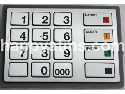 Diebold ATM KEYBOARD EPP7 (BSC), LGE, ST STLS, NO HTR, ENG (US), QZ1, BLANK PN: 49-249442-707A, 49249442707A Keyboards image