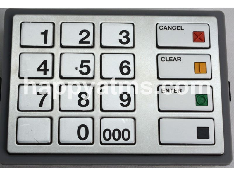 Diebold ATM KEYBOARD EPP7 (BSC), LGE, ST STLS, NO HTR, ENG (US), QZ1, BLANK PN: 49-249442-707A, 49249442707A Keyboards image