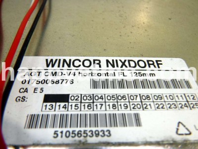 Wincor Nixdorf AGT CMD-V4 HORIZONTAL FL 125MM PN: 01750068776, 1750068776