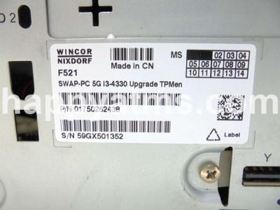 Wincor Nixdorf SWAP-PC 5G i3-4330 Upgrade TPMen PN: 01750262438, 1750262438