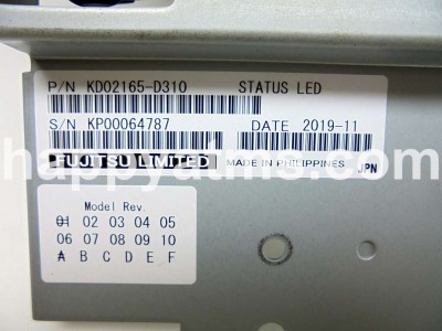 NCR LED Status, GBRU, NCR LED Status assembly (KD02165-D310) PN: 009-0029279, 90029279, 0090029279