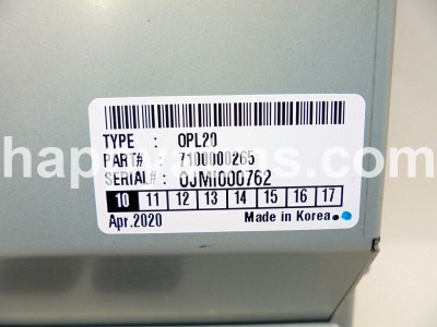 Hyosung LCD DISPLAY TYPE OPL20 PN: 7100000265, 7100000265