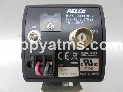 Other PELCO ATM CAMERA PN: CCC1380UH-6, 1380UH6, CCC1380UH6