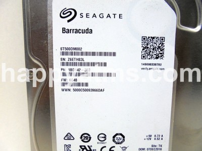 Seagate 500gb Barracuda 7.2k SATA Hard Drive PN: 1BD142303