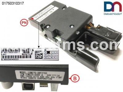 Diebold Nixdorf CHD-DIP ICM375-3RF2793 SecPac3 PN: 01750310317, 1750310317
