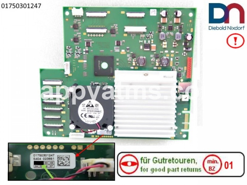 Diebold Nixdorf DMAB MOVEm CDAA cpl PN: 01750301247, 1750301247