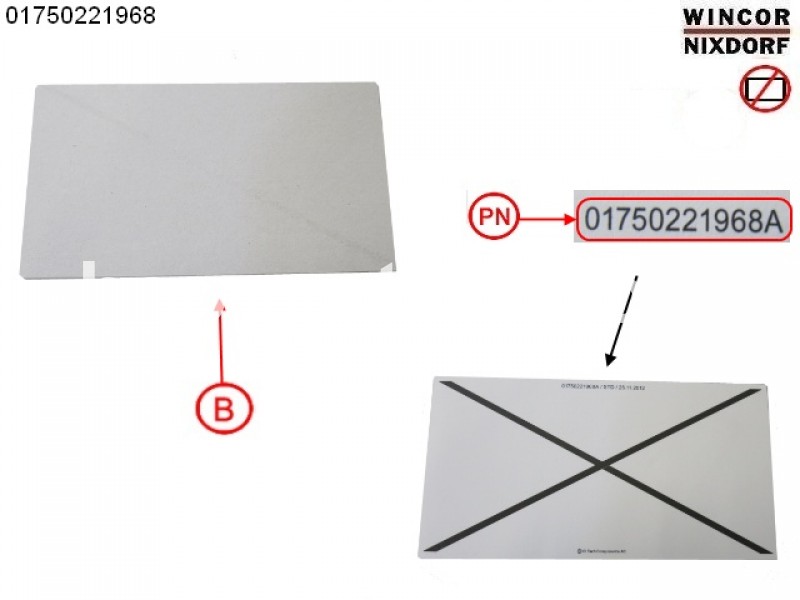 Diebold Nixdorf CDM Scanner Calibrate PN: 01750221968, 1750221968