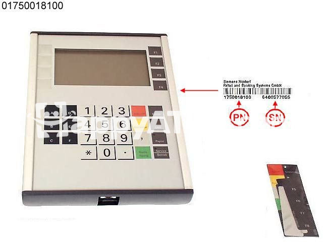 Wincor Nixdorf OPERATOR PANEL V.24 WITH BACKLIGHT PN: 01750018100, 1750018100