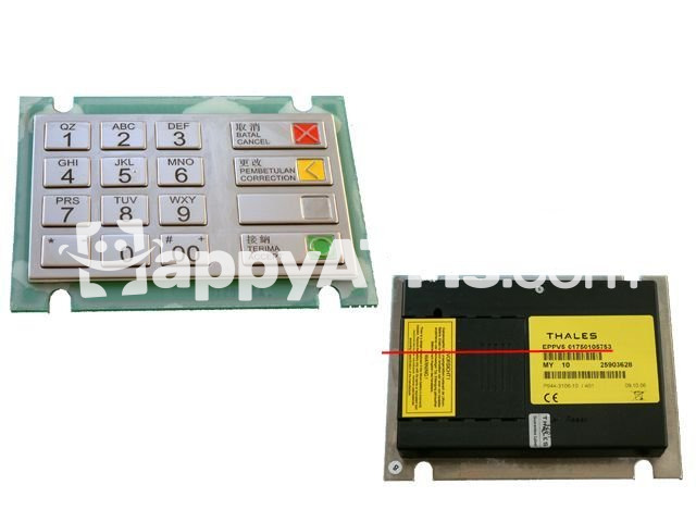 Wincor Nixdorf Keyboard V5 EPP MYS CES PN: 01750105753, 1750105753