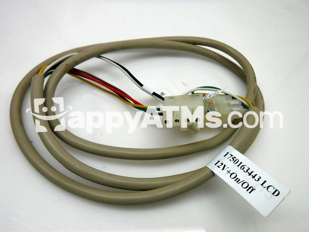 Wincor Nixdorf LCD 12V ON/OFF CABLE PN: 01750163443, 1750163443