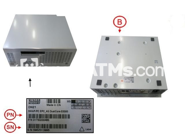 Wincor Nixdorf SWAP-PC EPC_4G DUAL CORE E5300 PN: 01750235485, 1750235485