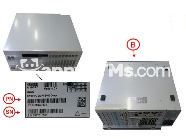 Wincor Nixdorf SWAP-PC 3G P4-3400 COMP. PN: 01750237534, 1750237534