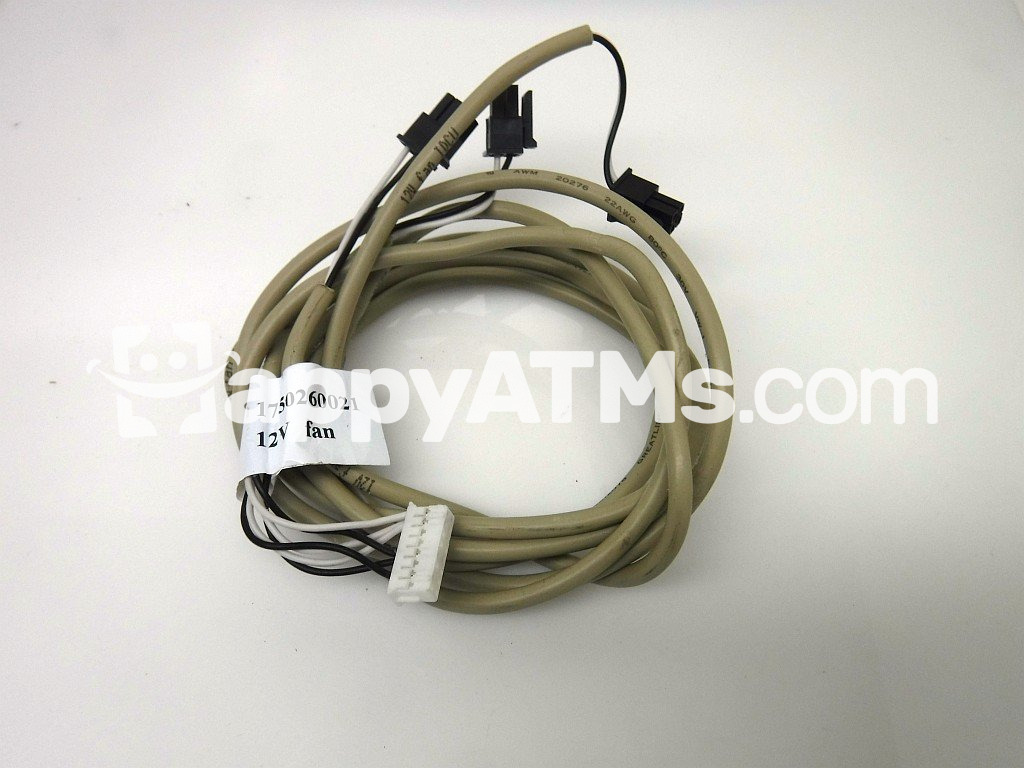 Wincor Nixdorf 12V FAN CABLE PN: 01750260021, 1750260021