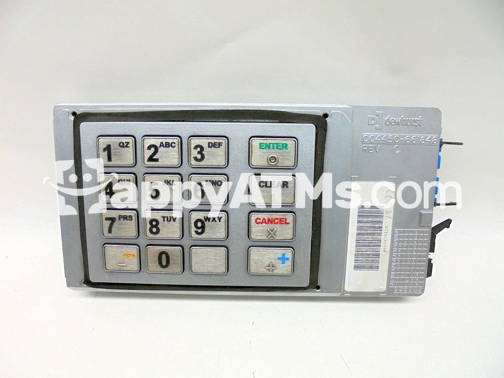NCR EPP STEEL KEY TIP KEYBOARD, US3, 5808-K115 PN: 445-0662715, 4450662715