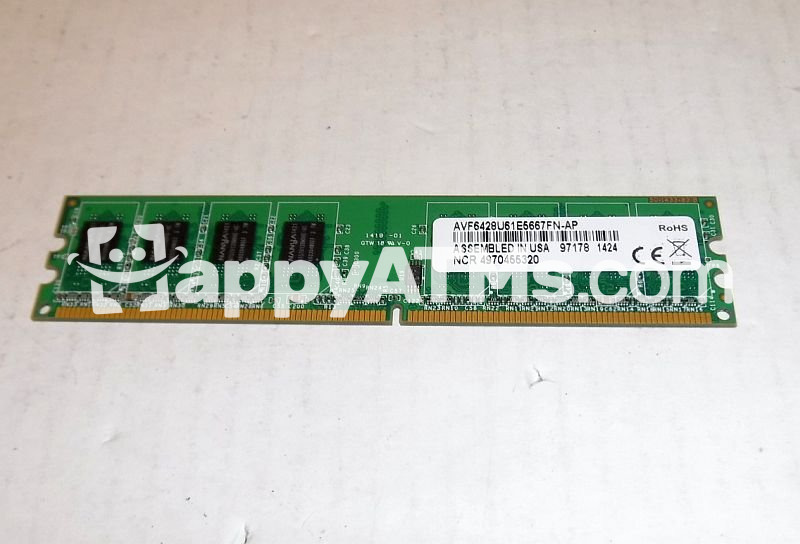 NCR 1GB PC2-5300 DDR2-667MHz non-ECC Unbuffered CL5 240-Pin DIMM PN: 497-0455320, 4970455320