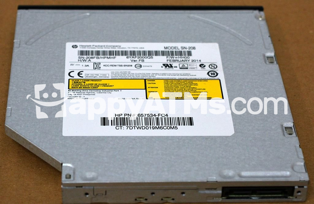 Other HP Super-Multi DVD-RW Burner Drive PN 657534-FC4 MODEL SN
