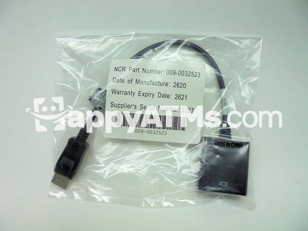 AS NEW NCR DISPLAY PORT TO VGA FEMALE ADAPTER PN: 009-0032523, 90032523, 0090032523 PN: 009-0032523, 90032523, 0090032523