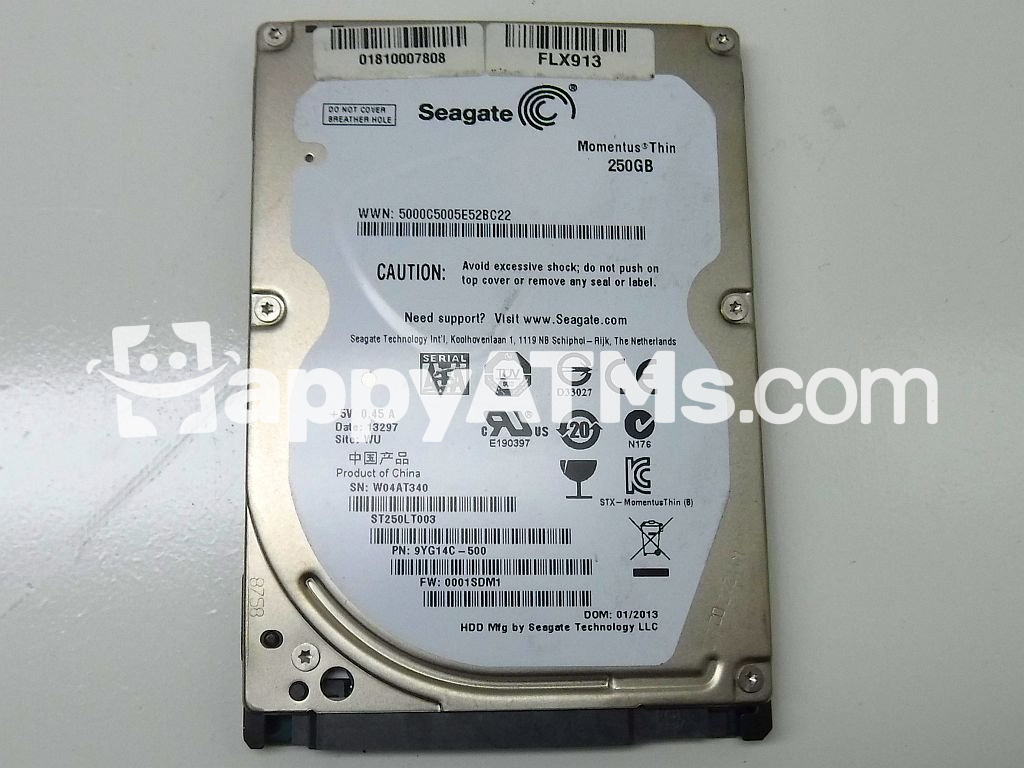 Seagate Momentus Thin 250GB,5400 RPM PN: ST250LT003