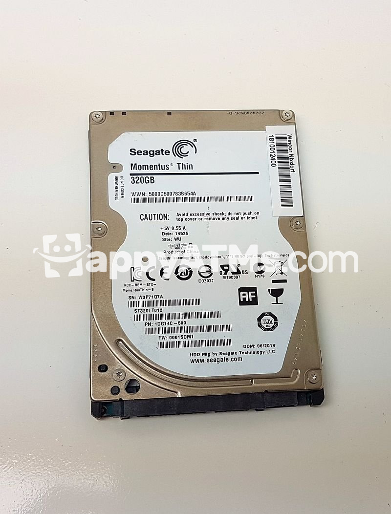 Seagate Momentus Thin ST320LT012 320 GB 2.5" Hard Drive SATA/300-5400 rpm-8 MB Buffer PN: ST320LT012