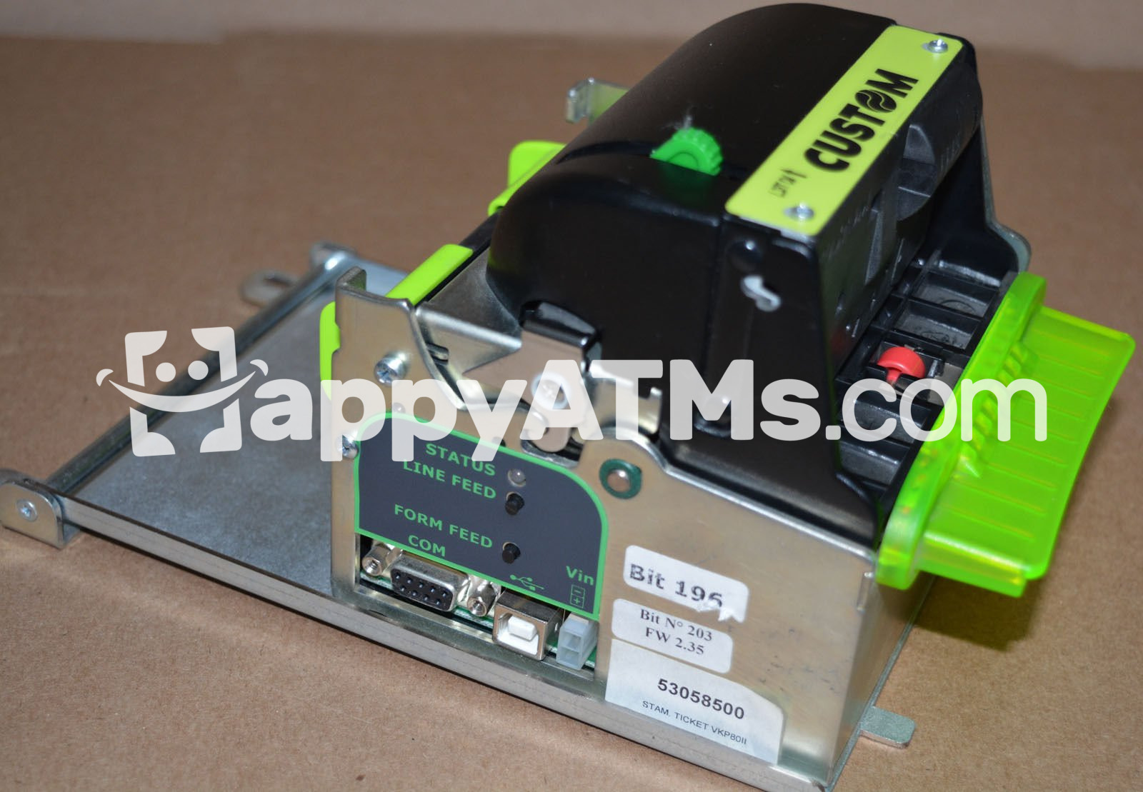 Custom VKP80II PRINTER USB, RS232, 203dpi, PN: VKP80II-UE-IS00429, VKP80IIUEIS00429