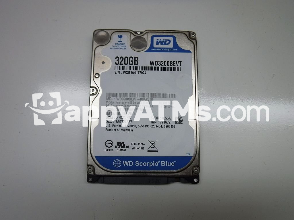 Western Digital 320GB 5400 RPM 8MB Cache SATA 3.0Gb/s 2.5 PN: WD3200BEVT