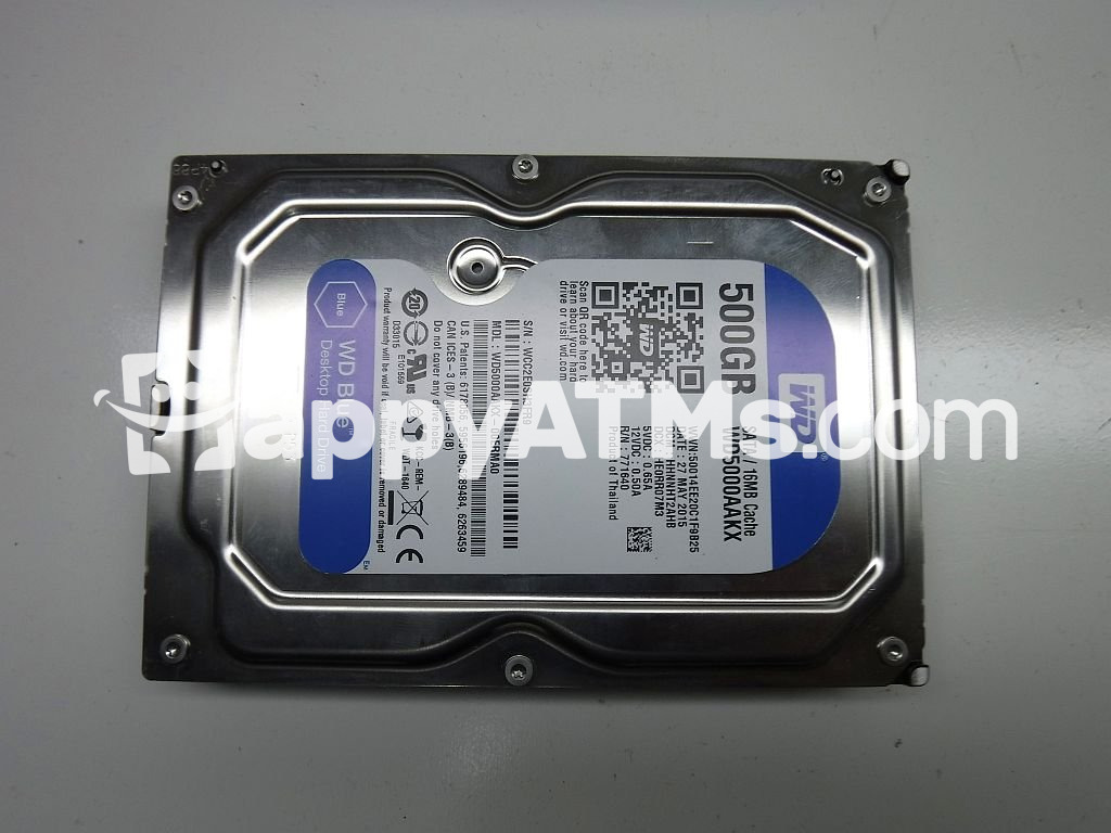 Western Digital 500GB, 7200 RPM SATA 6 Gb/s 16 PN: WD5000AAKX-60U6AA0, WD5000AAKX60U6AA0