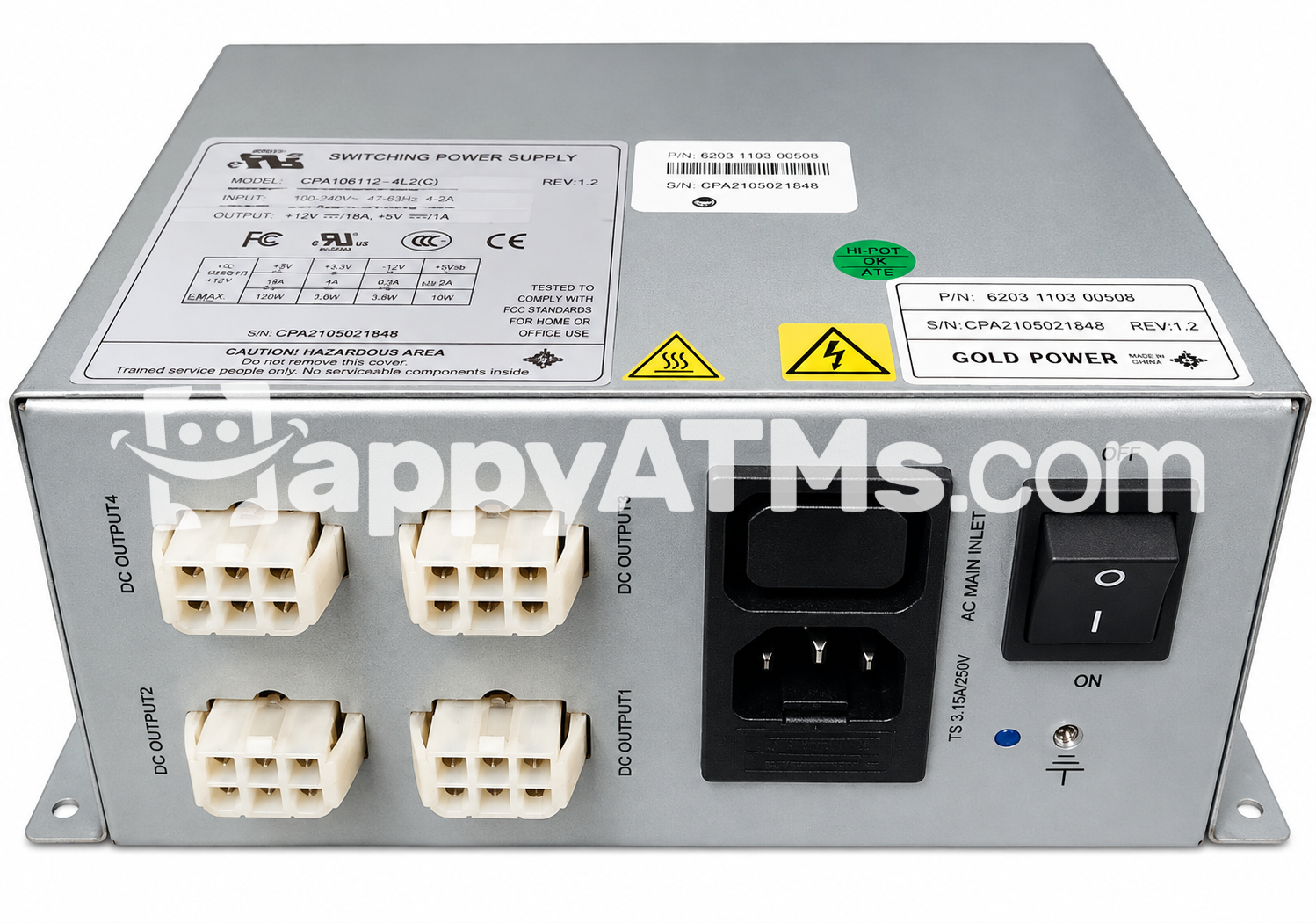 GRG, Power Supply, GPAD311M36-4A, NP: S.0072237, S0072237