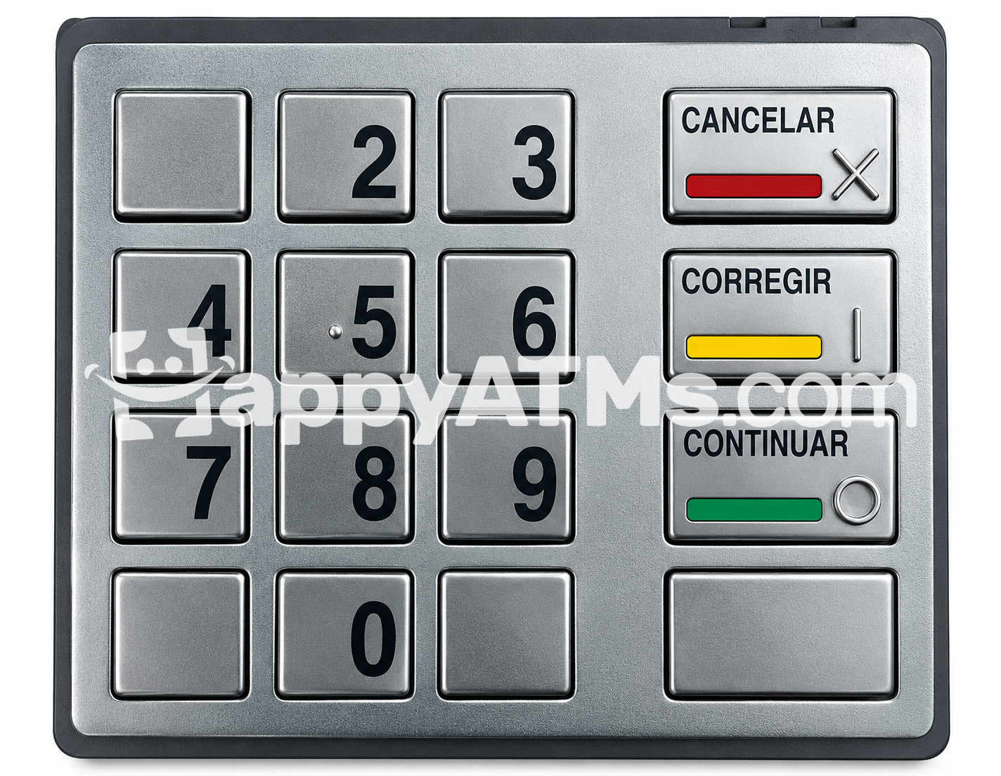 Diebold EPP5(BSC),LGE,ST STL,SPA,NUM,X,I,O,_ PN: 49-21-6680-764E